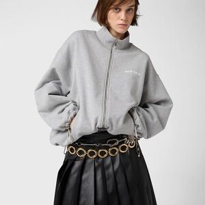 VIP Only Miu Miu Cotton fleece zipper sweatshirt